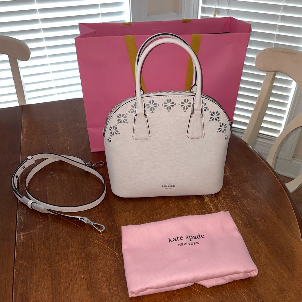 Kate Spade Sylvia Perforated Large Satchel